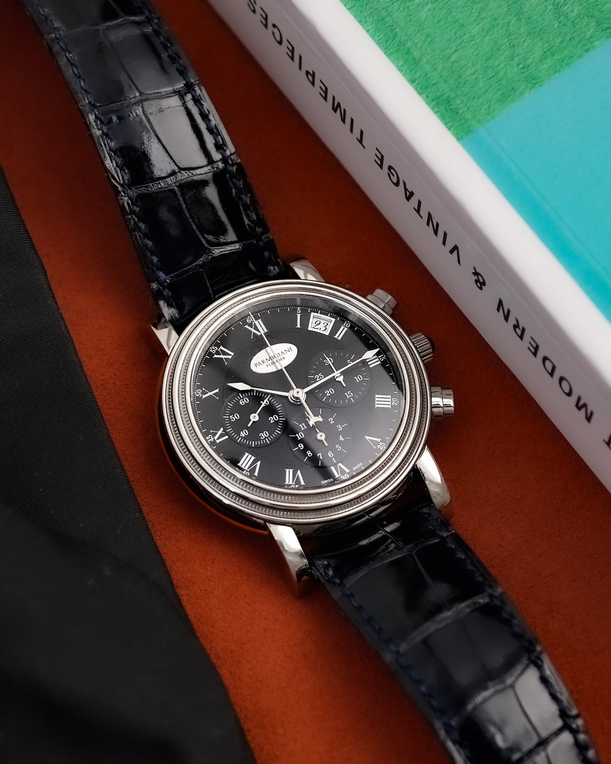 Parmigiani Fleurier Toric Chronograph in 18k Solid White Gold PF006783