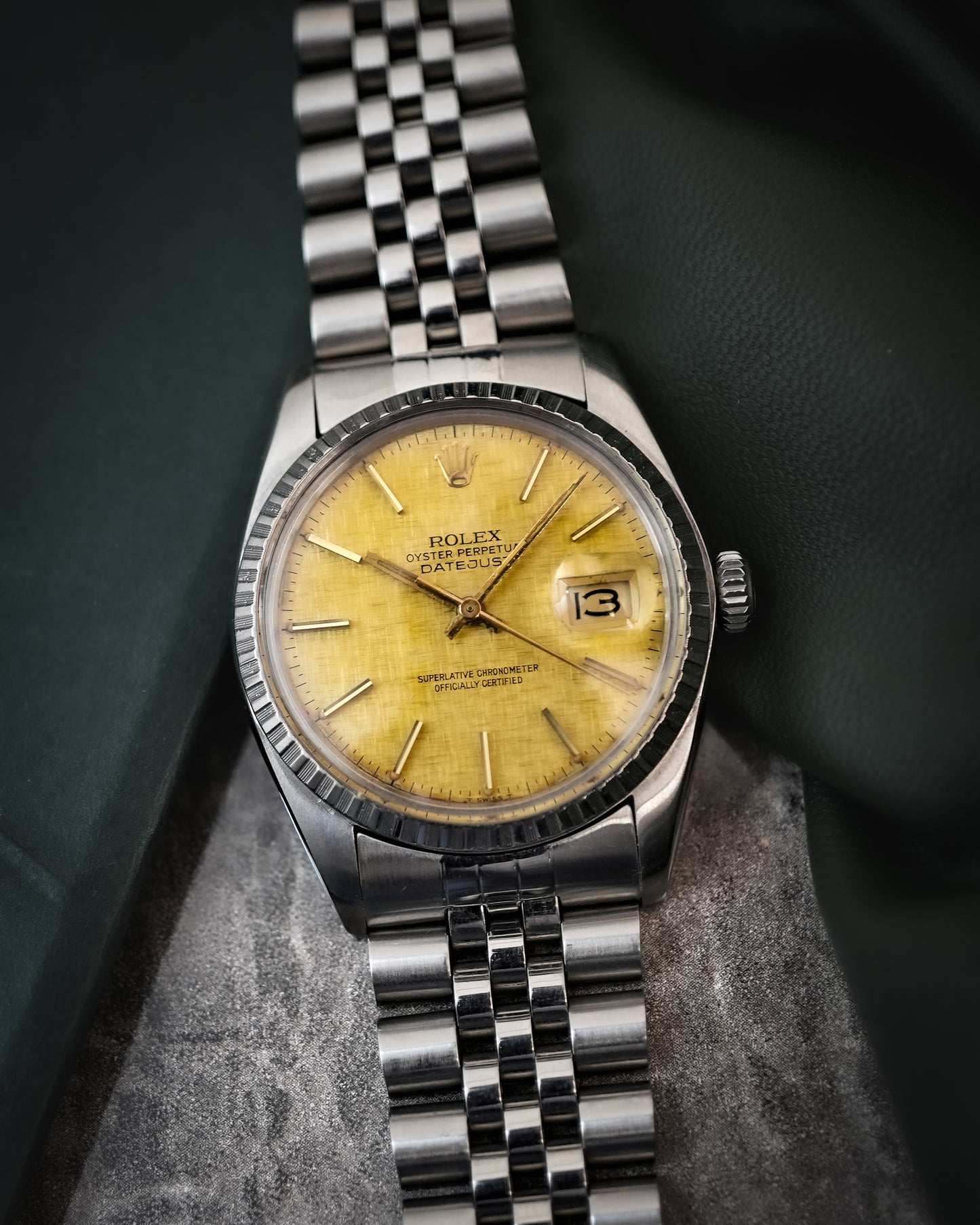 Rolex Datejust Linen Dial 36mm 16030
