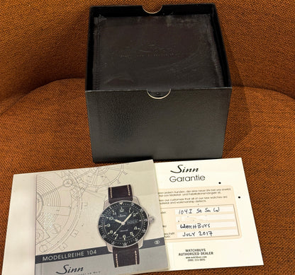 Sinn 104 St Sa White 41mm 104.012