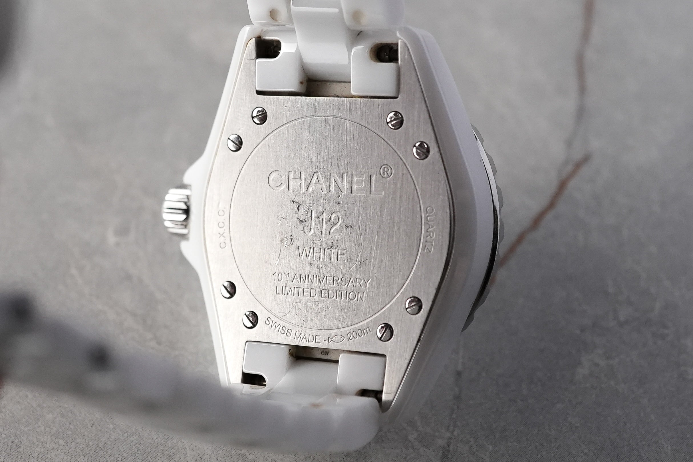 Chanel J12 White Phantom 10th Anniversary Ceramic Limited