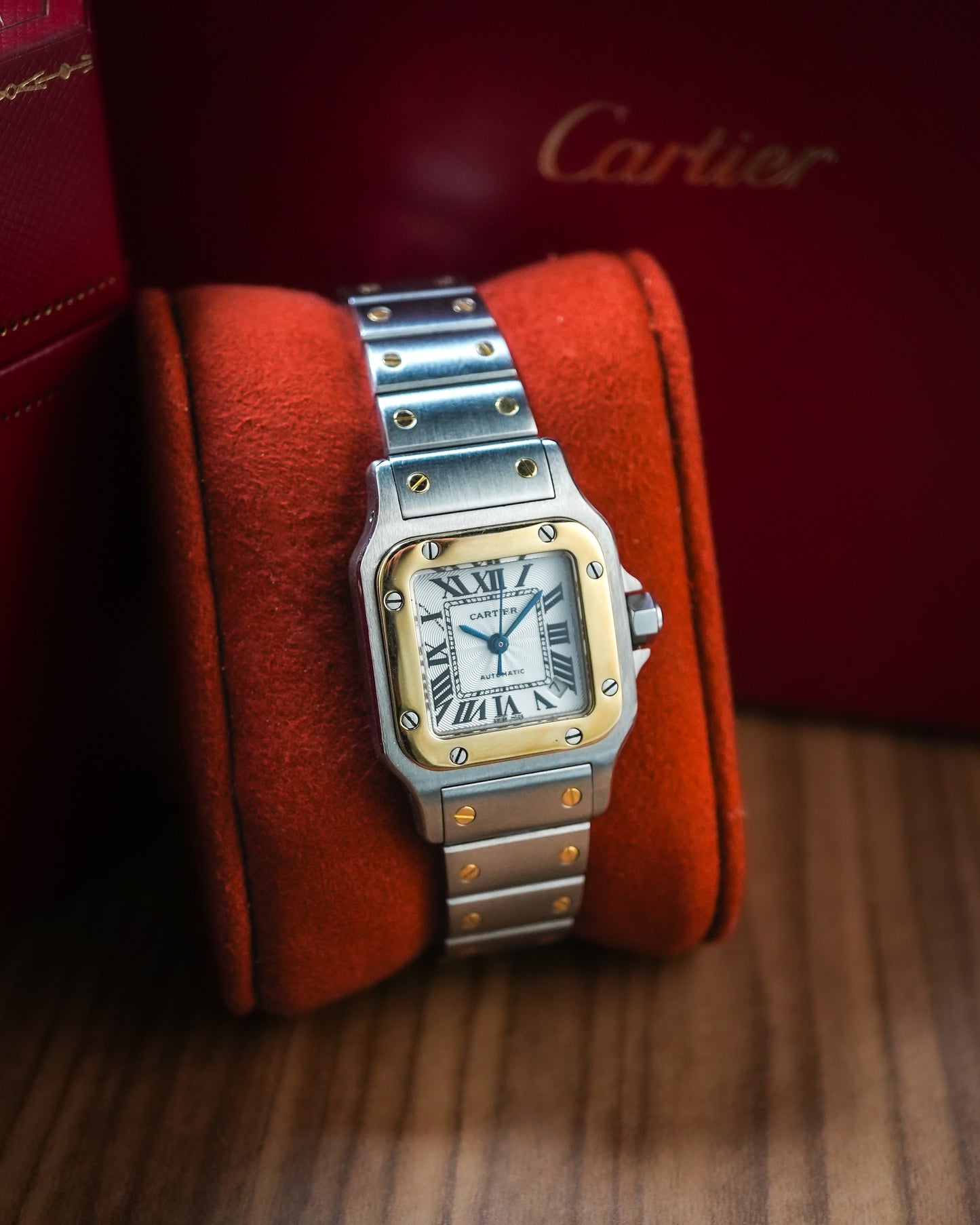 Cartier Santos Galbee Two Tone SM Automatic 2423 W20057C4