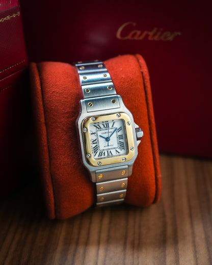 Cartier Santos Galbee Two Tone SM Automatic 2423 W20057C4