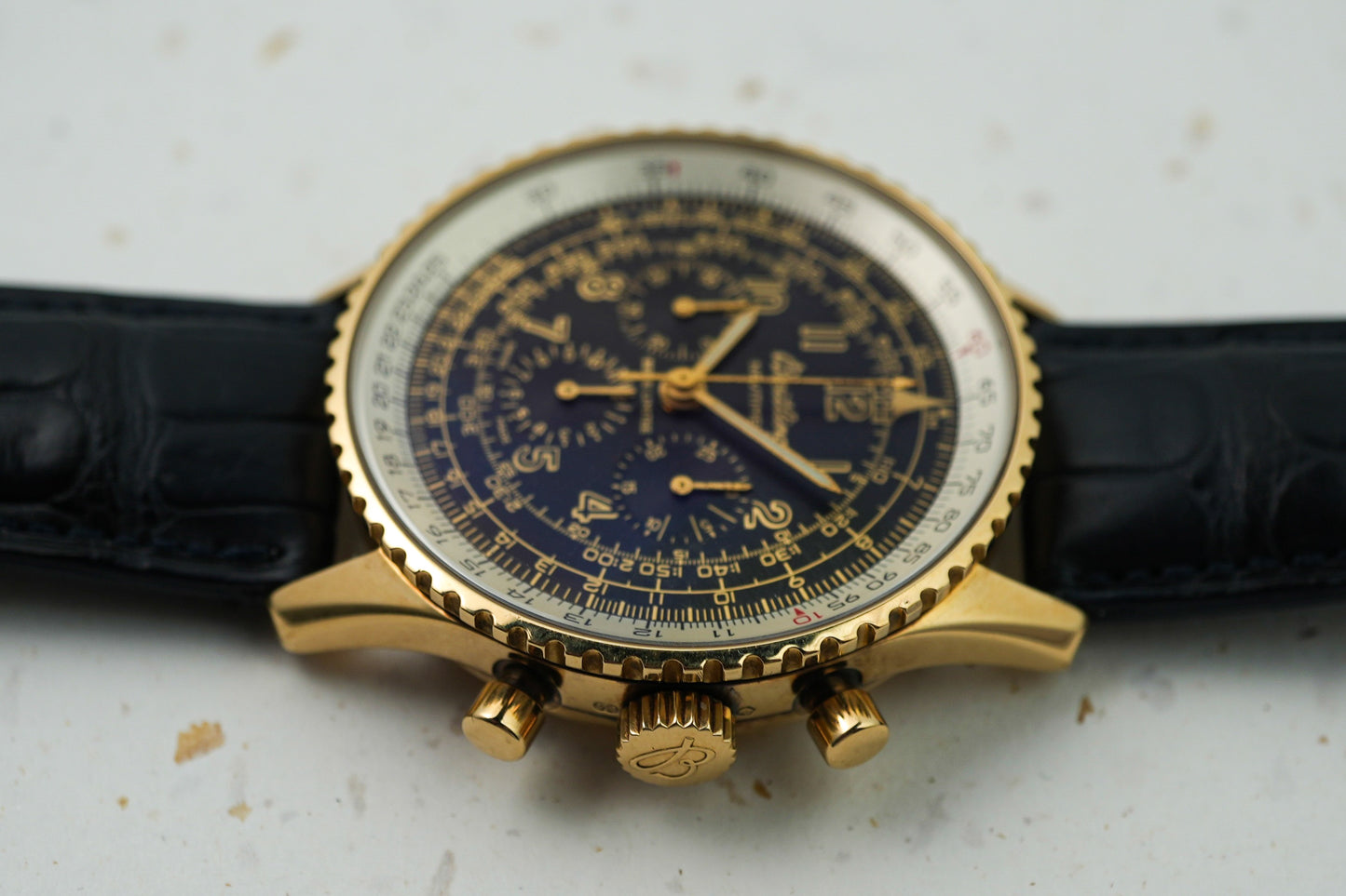 Breitling Navitimer Mechanique in 18k Solid Yellow Gold Limited Numbered Edition 100 Pieces K11022.1 K11022