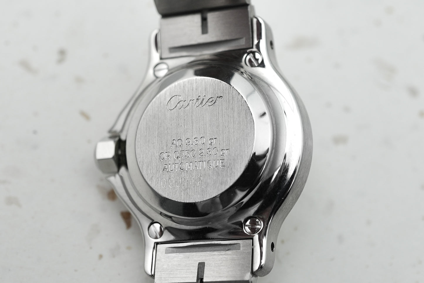 Cartier Santos Octagon Ronde in 18K Solid Yellow Gold Bezel 25mm Automatic 0907