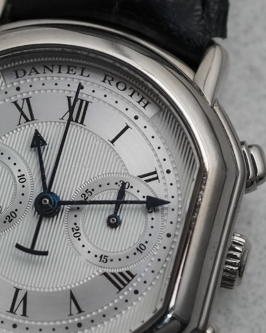 Daniel Roth Chronograph in 18K Solid White Gold Automatic C447