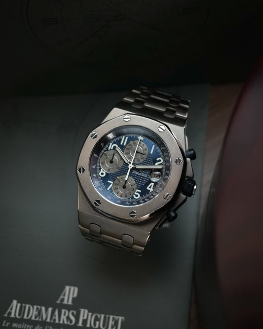 Audemars Piguet The Beast Royal Oak Offshore Gen 1 Tropical Blue 42mm 25721ST 25721ST.OO.1000ST.01