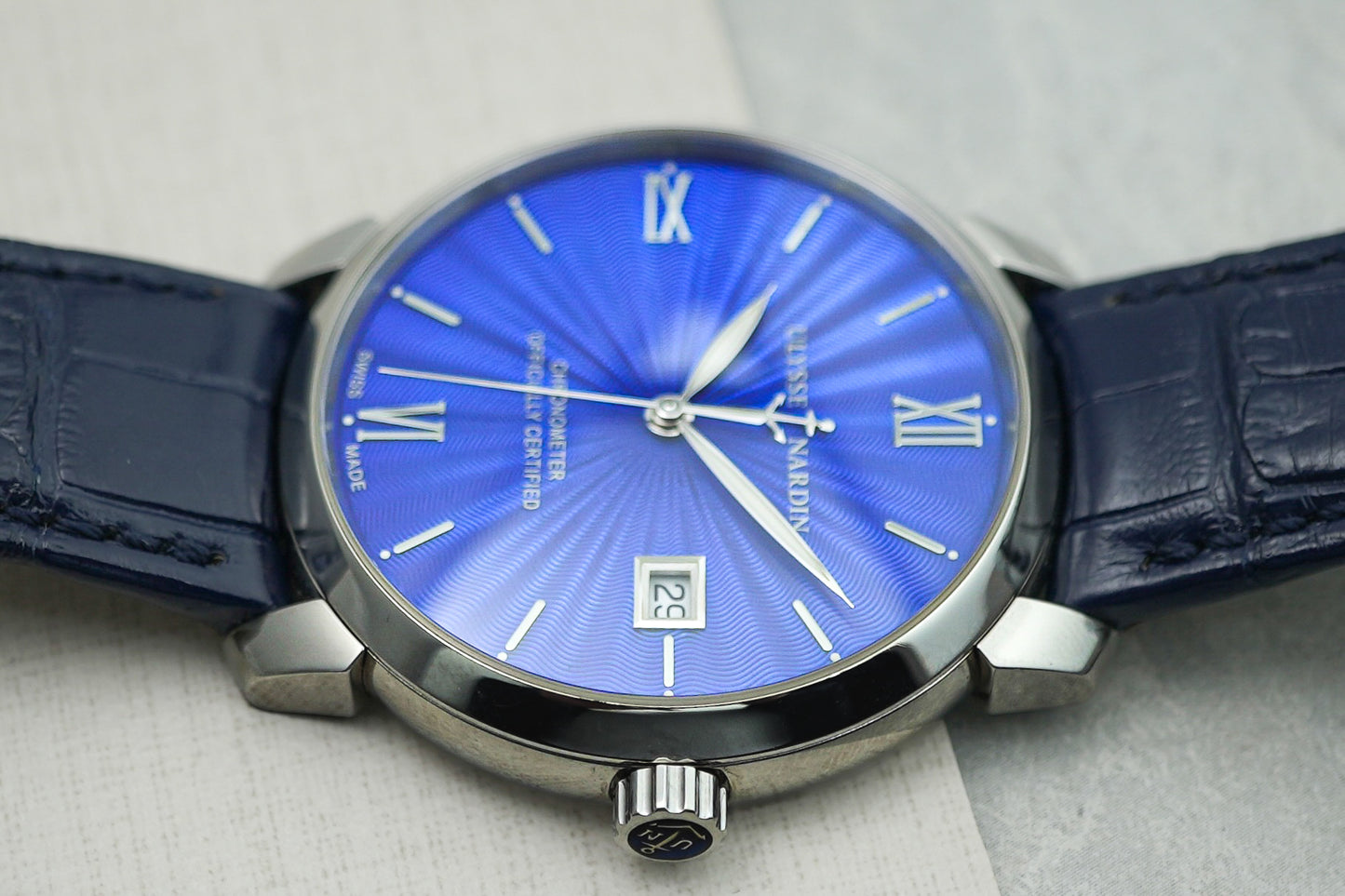 Ulysse Nardin Classico Enamel Dial Blue 40mm 8153-111-2/E3 853-111