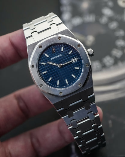 Audemars Piguet Royal Oak Tapisserie Blue Medium Quartz 56175ST