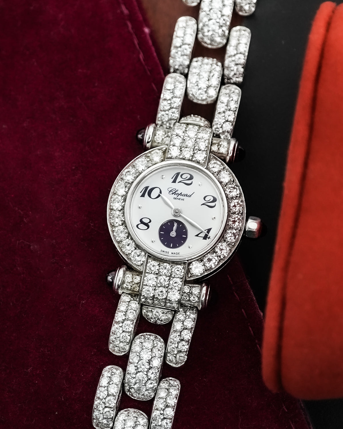 Chopard Imperiale Small Seconds in 18k White Gold Factory Diamonds