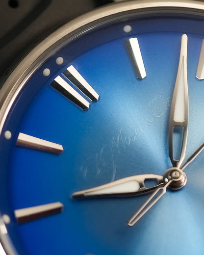 H Moser and Cie Pioneer Centre Seconds Arctic Blue & 3200-1217
