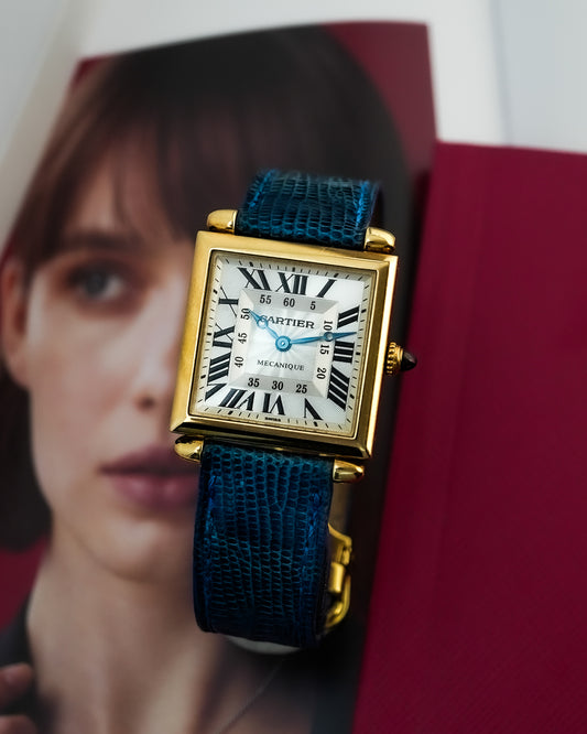 Cartier Tank Obus Mechanique in Solid 18k Yellow Gold W1516956
