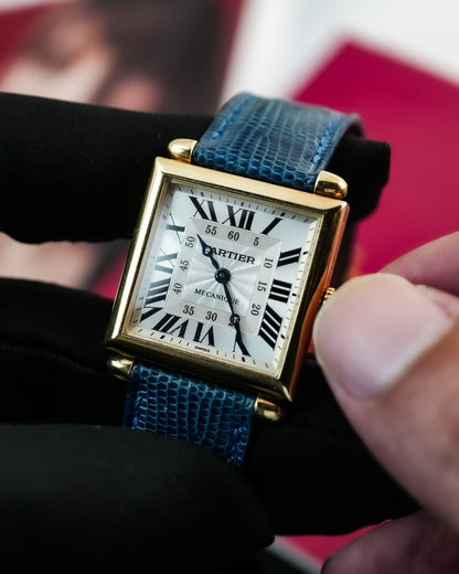 Cartier Tank Obus Mechanique in Solid 18k Yellow Gold W1516956