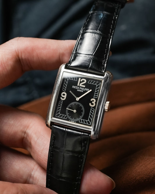 Patek Philippe Gondolo Tank in 18k White Gold 5014G 5014