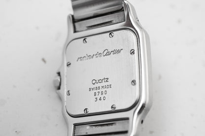 Cartier Santos Galbee Roman Ivory Quartz LM W20018D6 987901