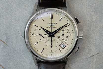 Longines Flagship Chronograph Heritage Column Wheel Automatic 40mm L2.749.4.72.2 L27494722