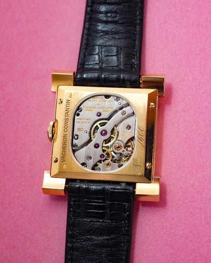 Vacheron Constantin Historique Carre Numbered Limited 600 Pieces in Solid 18K Yellow Gold Historiques 91030