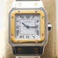 Cartier Santos Carree Two Tone Yellow Gold Automatic 2961