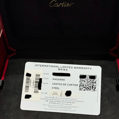 Cartier Santos Medium Factory Diamond 35mm W4SA0005 4075