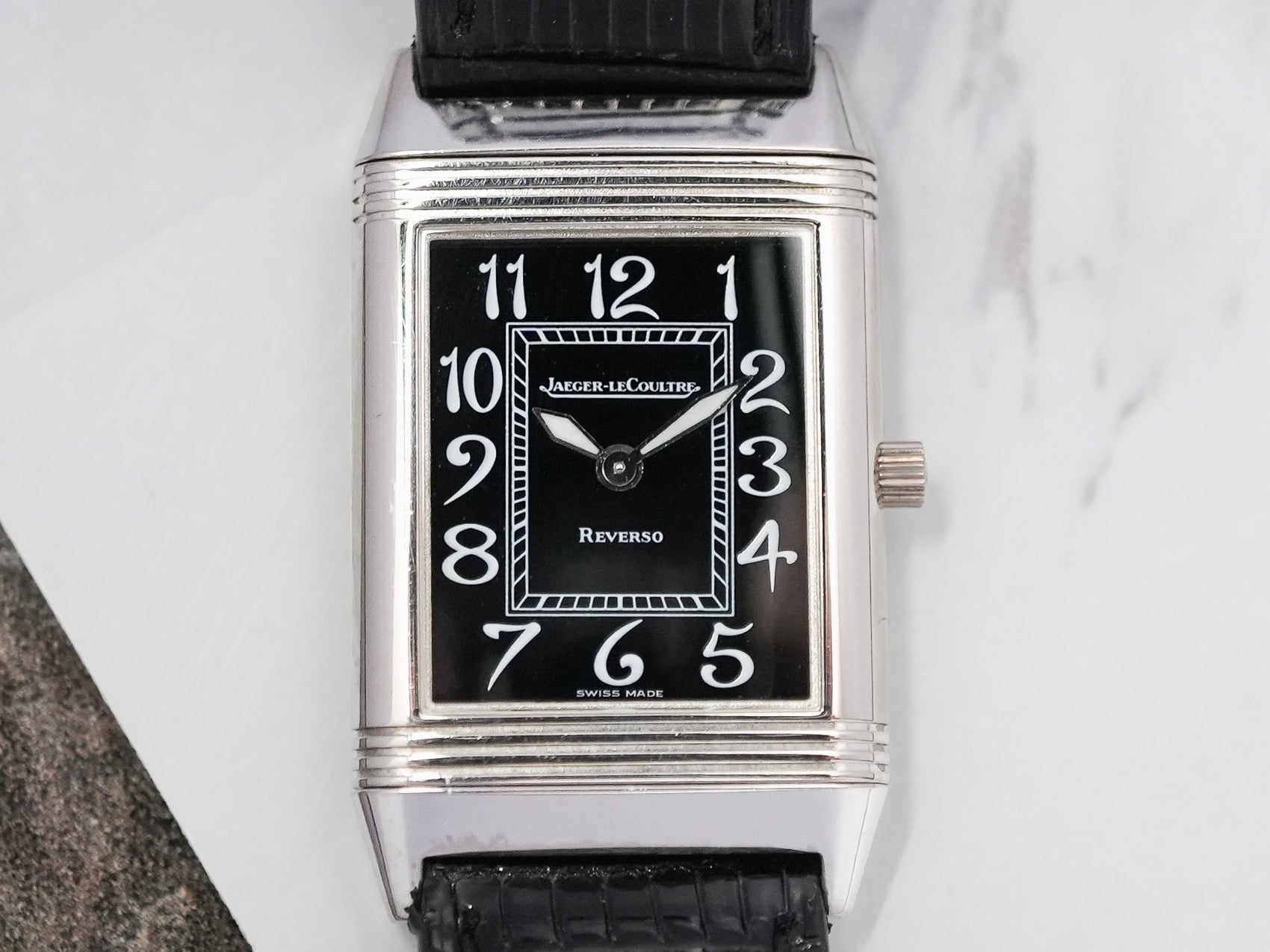 Jaeger-LeCoultre JLC Reverso Classique Breguet Floral Index in 18K White Gold Jaeger 250.3.86