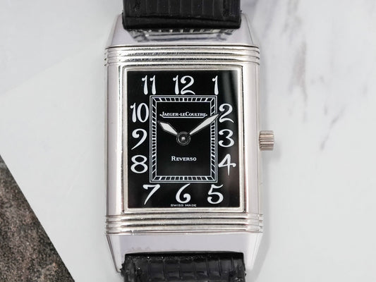 Jaeger-LeCoultre JLC Reverso Classique Breguet Floral Index in 18K White Gold Jaeger 250.3.86