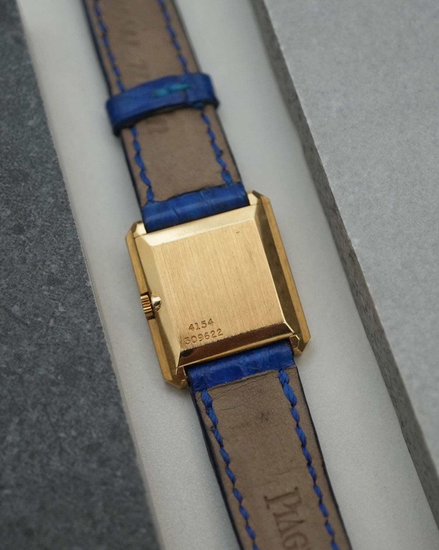Piaget Protocole Lapis Gold Ribbed 18K Solid Yellow Gold 4154