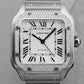 Cartier Santos Medium Factory Diamond 35mm W4SA0005 4075
