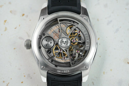 H. moser and Cie Pioneer Cosmic Green Centre Seconds & 3201-1201