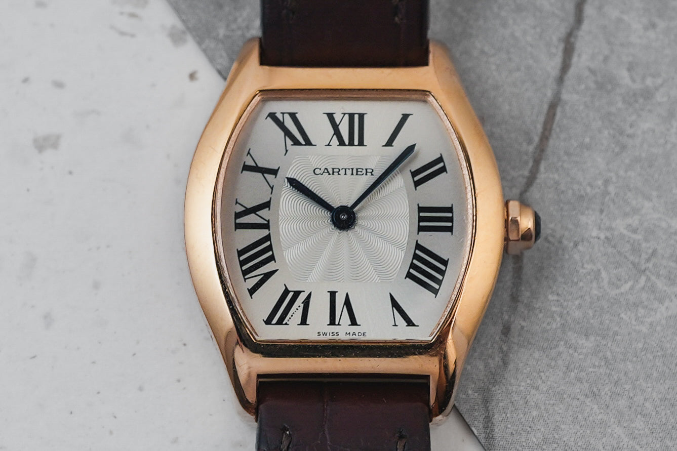 Cartier Tortue Manual Winding in 18K Solid Rose Gold SM Size 24mm W1556360 3698
