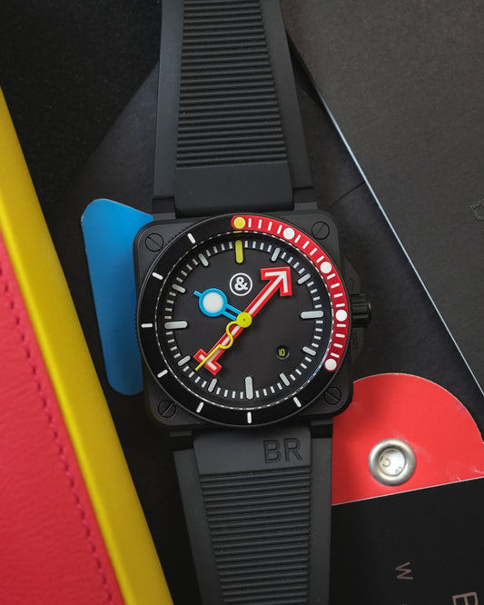 Bell and Ross Alain Silberstein Marine 22 Limited Numbered Edition 100 Pieces & BR03-92 BR03 92