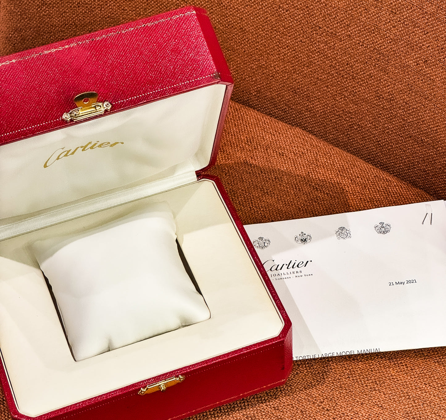 Cartier Tortue CPCP Prive Paris Collection in Platinium 2618D W1546151
