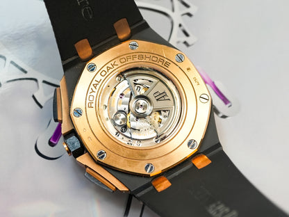 Audemars Piguet Royal Oak Offshore Chronograph in 18K Solid Rose Gold / Ceramic 26405 26405NR 26405NR.OO.A002CA.01