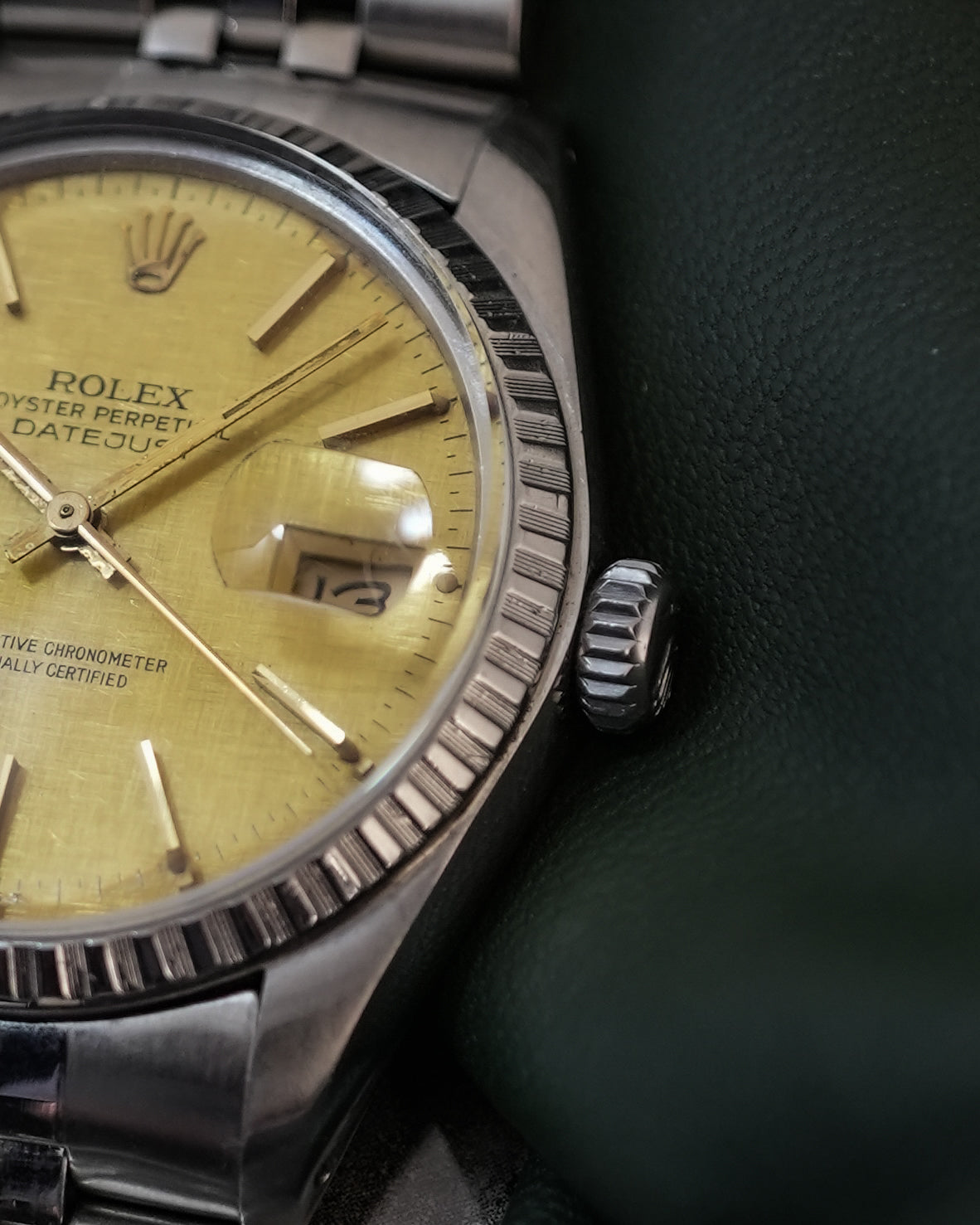 Rolex Datejust Linen Dial 36mm 16030