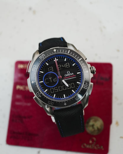 Omega Speedmaster Skywalker X-33 Regatta Emirates New Zealand Team Challenge Americas Cup ETNZ Titanium 45mm 318.92.45.79.01.001