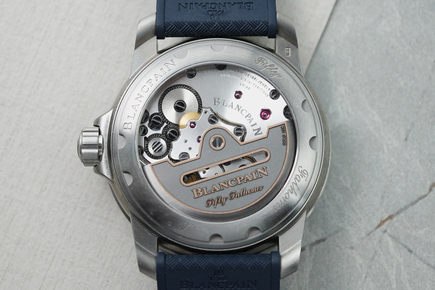 Blancpain Fifty Fathoms 42mm Blue Titanium 5010 5010-12B40-O52B