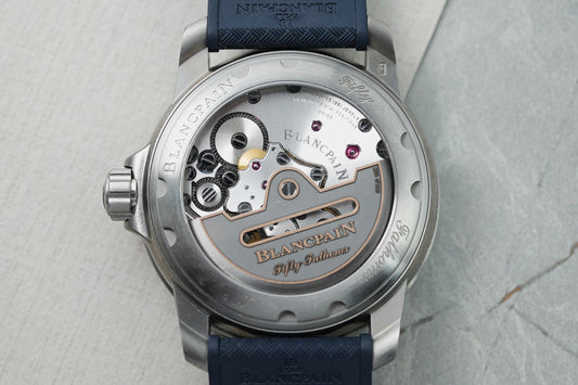 Blancpain Fifty Fathoms 42mm Blue Titanium 5010 5010-12B40-O52B