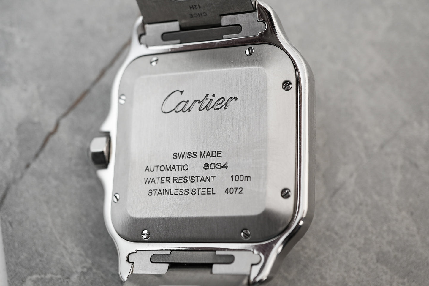 Cartier Santos De Large Grey LM ADLC WSSA0037