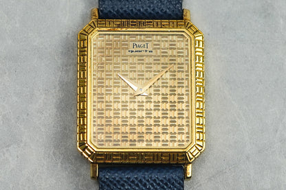 Piaget Tank Art Deco Elegance Quartz in 18k Yellow Gold 7143