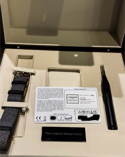 Longines Heritage Sector Dial Classic 39mm L28284 L2.828.4.73.0
