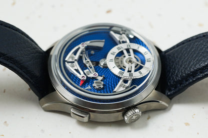 Christopher Ward Bel Canto C1 Classic Guilloche Blue Titanium 41mm C01-41APT3-T00A0 C01