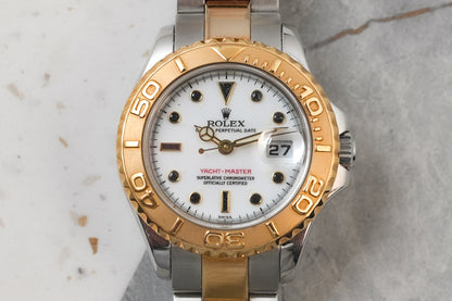 Rolex Yacht Master Two Tone Swiss Only Ladies Steel / 18K Solid Yellow Gold Yachtmaster 29mm 69623