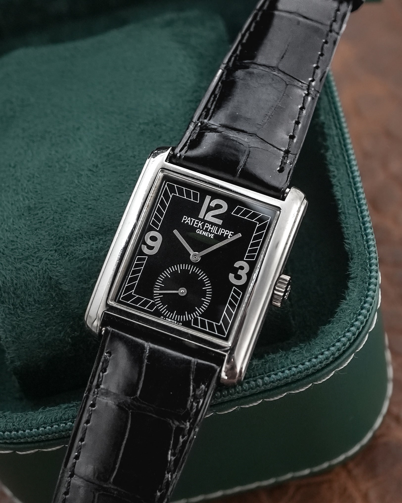 Patek Philippe Gondolo Tank in 18k White Gold 5014G 5014