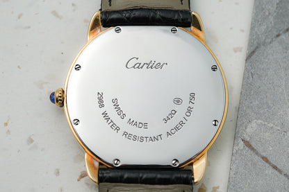 Cartier Ronde Solo De LM Two Tone Yellow Gold and Steel Quartz 36mm W6700455 2988
