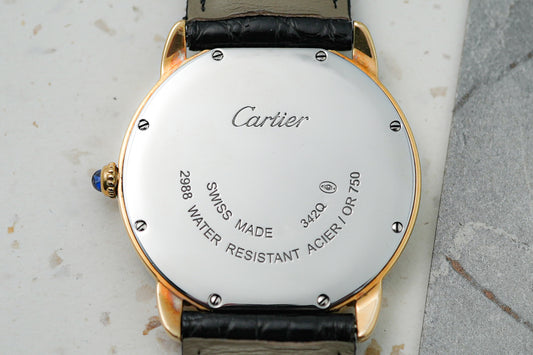 Cartier Ronde Solo De LM Two Tone Yellow Gold and Steel Quartz 36mm W6700455 2988