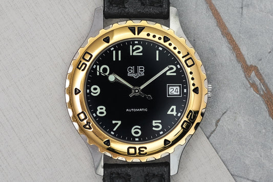 GUB Glashutte Vintage Gold Bezel
