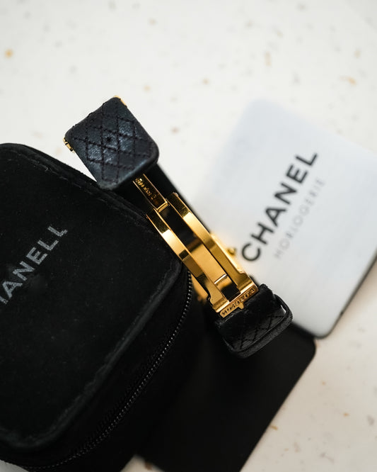 Chanel Matelasse in 18K Solid Yellow Gold Women Ladies H0109
