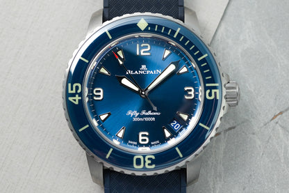 Blancpain Fifty Fathoms 42mm Blue Titanium 5010 5010-12B40-O52B