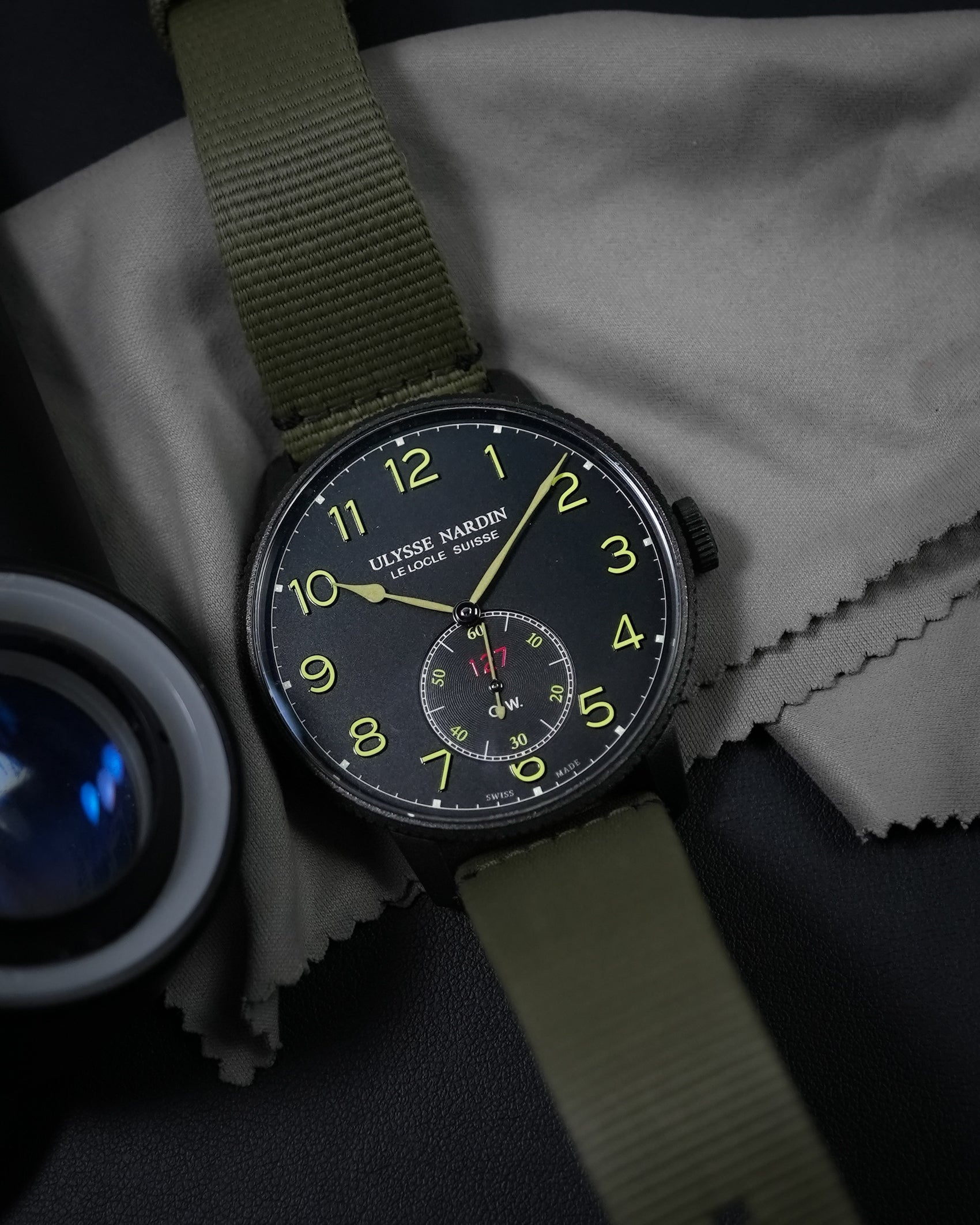 Ulysse Nardin Marine Torpilleur DLC Coated Limited Numbered Edition 300 Pieces 1183-320LE/BLACK 1183-320