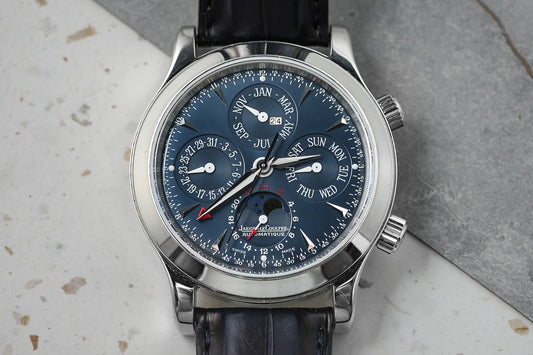 Jaeger LeCoultre Master Compressor Grande Memovox Perpetual Calender Moonphase Alarm Limited Edition 250 Pieces 41mm Platinium 146.6.95