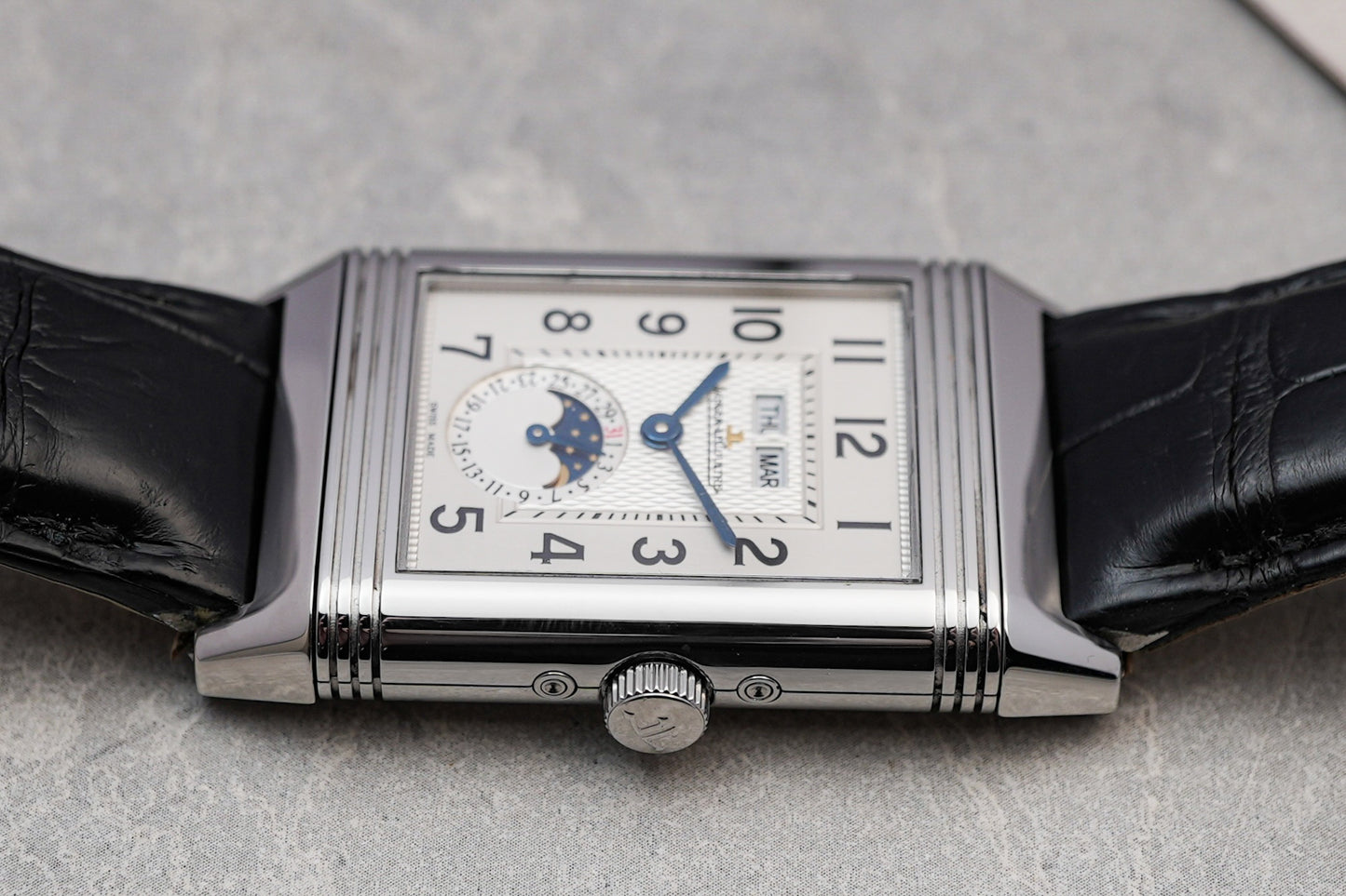 Jaeger LeCoultre JLC Reverso Grande Triple Calender Moonphase Clear Caseback Q3758420 273.8.84