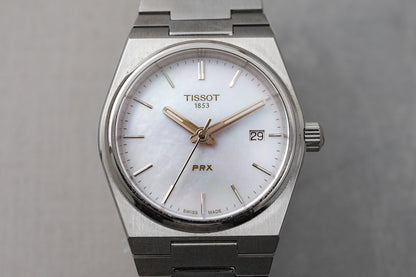 Tissot PRX Mother Of Pearl Quartz 35mm T137.210.11.111.00